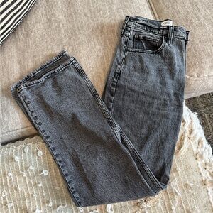 Abercrombie & Fitch Gray Straight Leg Jeans Timeless Design